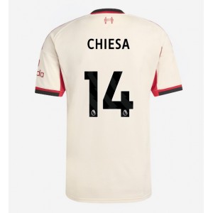 Fotbalové Dres Liverpool Federico Chiesa #14 Venkovní Oblečení 2025-26 Krátký Rukáv